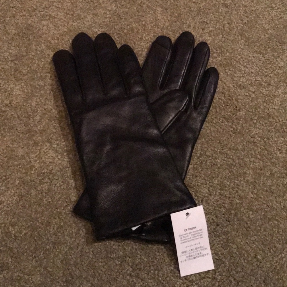 Land’s End Cashmere-lined Leather Gloves